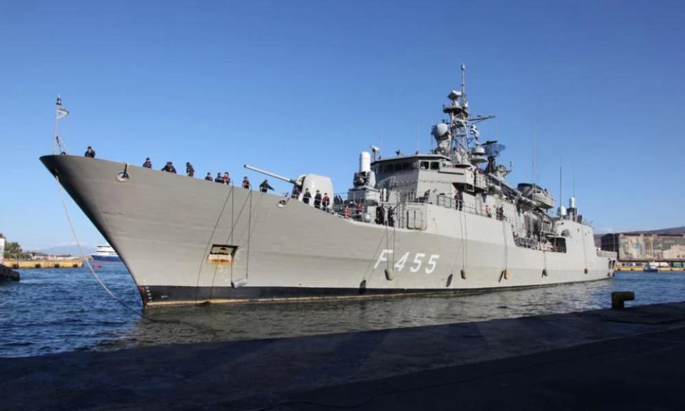 Αύγουστος 2014: Όταν η Φ/Γ Σαλαμίς είχε καταπλεύσει στο λιμάνι της Τρίπολης